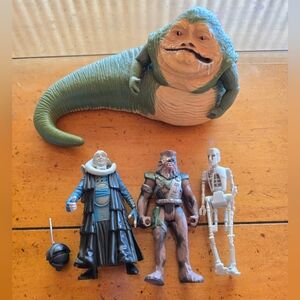 Vintage Late 1990s Star Wars Action Figure Collection By Kenner